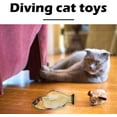 thumbnail image 3 of Juguete de pesca eléctrico para gatos, pez bailarín de simulación, juguete electrónico realista con hierba gatera, juguete de peluche divertido e interactivo para gatos, 3 of 3