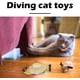 thumbnail image 3 of Juguete de pesca eléctrico para gatos, simulación de pez bailarín, juguete electrónico realista con hierba gatera, divertido e interactivo de peluche para gatos., 3 of 3