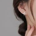 thumbnail image 3 of 925 Sterling Silver Dancer Earrings Stud for Women Teens Ballet Studs Earring Dancing Ballerina Earring Stud, 3 of 5