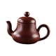 thumbnail image 2 of Tetera de arcilla morada portátil con tapa, práctica tetera de cerámica roja Estilo B, 2 of 9