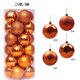 thumbnail image 3 of 24 bolas de Navidad de 6/8 cm, adornos para árbol de Navidad, decoración para fiestas, colgante de esferas de Navidad para Año Nuevo 2024, 3 of 5