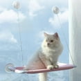 thumbnail image 4 of Percha para ventana de gato Cama colgante Hamaca Ventosa 360 degree Sunny Nest Rosado Zulema hamaca de gato, 4 of 7
