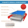 thumbnail image 5 of Inflatable Floating Dock Swim Air Platform Island Raft Mat for Lake Pool Beach Ocean with Rope Ladder, Non-Slip Surface, 5 of 5
