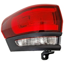 Tail Light Compatible with 2014-2021 Jeep Grand Cherokee 2022 WK Left Driver Side, Outer With bulb(s)