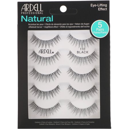 Ardell Natural False Eyelashes, Eye-Lifting Effect, 5 (Best False Eyelashes For Asian Eyes)