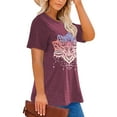 thumbnail image 6 of XCHQRTI Women's Dragonfly Tee Shirts Plus Size Graphic Tshirts Flower Oversized Tops with Dragonflies Short Sleeve, 6 of 10