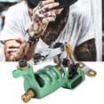 thumbnail image 4 of Máquina de tatuaje rotativa de aleación con motor potente, pistola delineadora y sombreadora, herramienta de maquillaje permanente, color verde, 4 of 10
