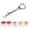 D, variant on Modular Keyboard Clicker Keychain, Shape Changeable Fidget Toy For Adults, Anxiety Stress Relief At Work Travel Home, No Light (D)