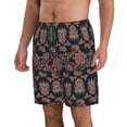 thumbnail image 2 of Naloa Retro Floral Men's Beach Shorts, Surfing shorts, Swim trunks, Quick Dry Swim Trunks for Surfing Beach Fun - Medium, 2 of 9