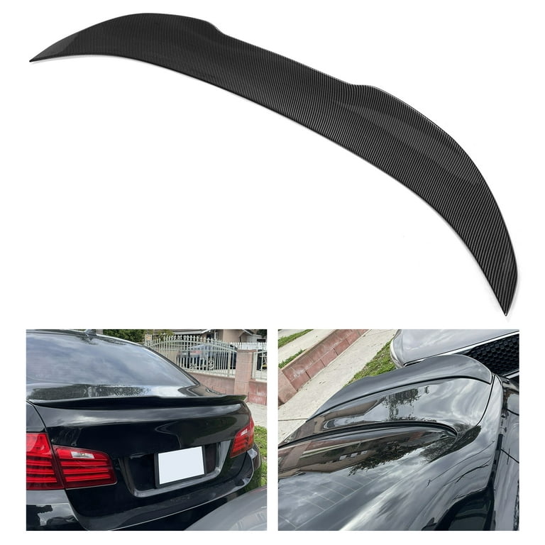  Carbon Fiber PSM Style High Kick Trunk Spoiler Wing Compatible  with 2011-2016 BMW F10 528i 535i 535d 550i M5 : Automotive