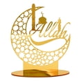 thumbnail image 2 of Placa acrílica Eid Mubarak, decoración musulmana, suministros para fiestas, para la mesa de la oficina en casa. Oro A, 2 of 9