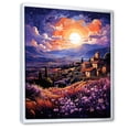 thumbnail image 2 of Designart "Spain landscapes Of Lavender I" Floral Floater Framed Canvas Wall Art, 2 of 7