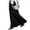Black, variant on Women's Tiered Maxi Skirt Summer Spring Fashion 2026 High Waisted Long Flowy Casual Boho Beach Vacation Clothes