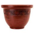 thumbnail image 4 of Akro-Mils Lawn & Garden Glaze Resin Pot Planter (Set of 3), 4 of 5