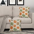 thumbnail image 3 of Fall Pillow Covers 18x18 Set of 2 Balck Pumpkin Autumn Themed Thanksgiving Harvest Print Decorative Throw Pillows Outdoor Pillowcase Farmhouse Linen Cushion Case Decor for Sofa Couch Bed, 3 of 6
