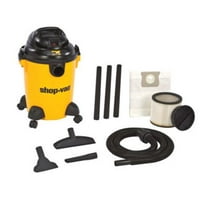 Shop-Vac 9650600 Pro Series Wet/Dry Vacuum, 6 Gallon