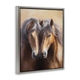 thumbnail image 3 of Stupell Industries Rustic Lodge Horse Twins Hugging Gray Floating Frame Canvas Art, 17 x 21, by Ramona Murdock, 3 of 8