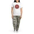 thumbnail image 4 of CafePress - Mandala Cats Pajamas - Women's Short Sleeve Print T-Shirt and Pants Light Cotton Pajama Set, 4 of 7