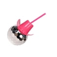 thumbnail image 2 of Taza redonda con espejo Matsuzay con tapa y vaso con pajita reutilizable color rojo rosa, 2 of 6