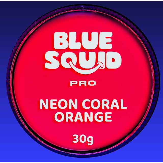 Pintura corporal UV de calamar azul, pintura corporal que brilla en la oscuridad, pintura facial de neón para accesorios de fiesta, maquillaje , no tóxico, con luz negra, para adultos y niños, multic