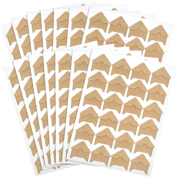 CCOCC 12 Sheets/288 PCS Photo Corner Stickers, Self-Adhesive Photo Mounting Corners for Scrapbooking Photo Album Diary DIY Craft Paper