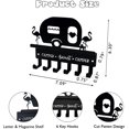 thumbnail image 2 of Camper Key Holder for Wall Decorative, Camping Decor, Travel Trailer Accessories, Metal Key Rack Hanger With Shelf and 6 Hooks, Rustic RV Storage and Organization, Gifts, 2 of 7