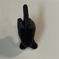 thumbnail image 2 of Great promotion! Black Hand Gesture Middle Finger Statue Personality Sculpture For Gothic Home Desk Decoration Unique Birthday Gifts, 2 of 3