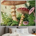 thumbnail image 2 of BCIIG Thick Soft Mushroom Tapestry Wall Hanging Botanical Plant Moon Butterfly Flowers Cute Vertical Small Wall Hanging Tapestries Boho Wall Decor Aesthetic Mushroom Tapestry for Bedroom, 2 of 6