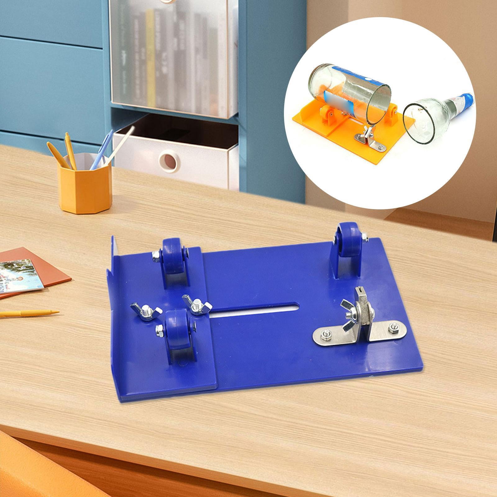 balikha Glass Bottle Cutter Cutting Machine Crafting Universal Thickened High Strength DIY Projects for Beer Jars Round Bottle Blue