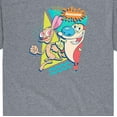 thumbnail image 3 of Ren & Stimpy - Men's Short Sleeve Graphic T-Shirt, 3 of 5