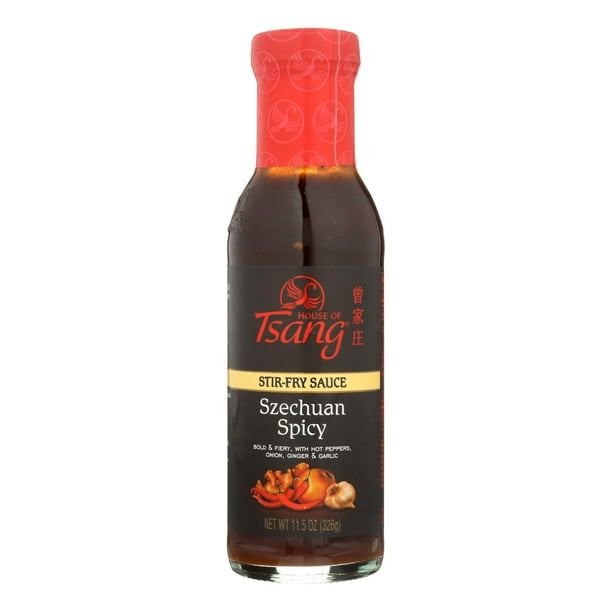 (Case of 6 )House of Tsang - Szechuan Spicy Stir-Fry Sauce - 11.5 oz