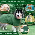 thumbnail image 3 of Albornoz de microfibra para perro, toalla ajustable para mascotas, abrigo de secado para perros grandes, medianos y pequeños, toalla de playa absorbente para gatos, 3 of 4