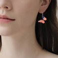 thumbnail image 4 of WILLBEST Aretes Colgantes Acrílicos Con Diseño De Bandera Para Mujer, Bonitos Y Divertidos, Para El Día De La Independencia, 4 De Julio, 4 of 5