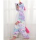 thumbnail image 1 of Pijama de una pieza con dibujos de animales para niños, ropa de hogar de manga larga de franela con diseño de caballo y cielo estrellado de arcoíris, 1 of 6