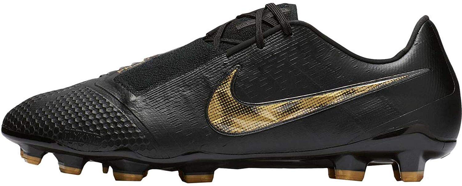 nike gold and black cleats
