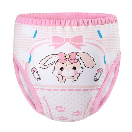 Littleforbig Soft Cotton Underwear Comfortable Washable Reusable Adult Training Pants - Baby Usagi