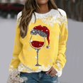 thumbnail image 2 of SJLDQY Womens Sweatshirt Xmas Graphic Sparkly Sweatshirts for Women Trendy Hoodies Long Sleeve Fashion Crewneck Tops 2025 Fall Winter Clothes, 2 of 5