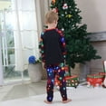 thumbnail image 7 of Family Christmas Pajamas Matching Sets, Navy Lights Christmas Tree Print Family Matching Christmas Pajamas Sets for Women, Men & Couples, 7 of 7
