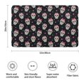 thumbnail image 3 of Black Pink Skull Pattern Bathroom Rugs Mat,Non Slip Microfiber Bathroom Rug,Rubber Backing,Soft Bathroom Mats for Bathroom Floor,Tub and Shower,20x32in(50x80cm), 3 of 5