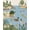 Blue, Pattern 3, variant on ODIKA 8'x10' Washable Area Rug Durable, Non-Slip Blue Green Pastel and Nature Scene Design Illustrative Pond Life with Ducks Turtle for Living Room, Under Sectional, Family