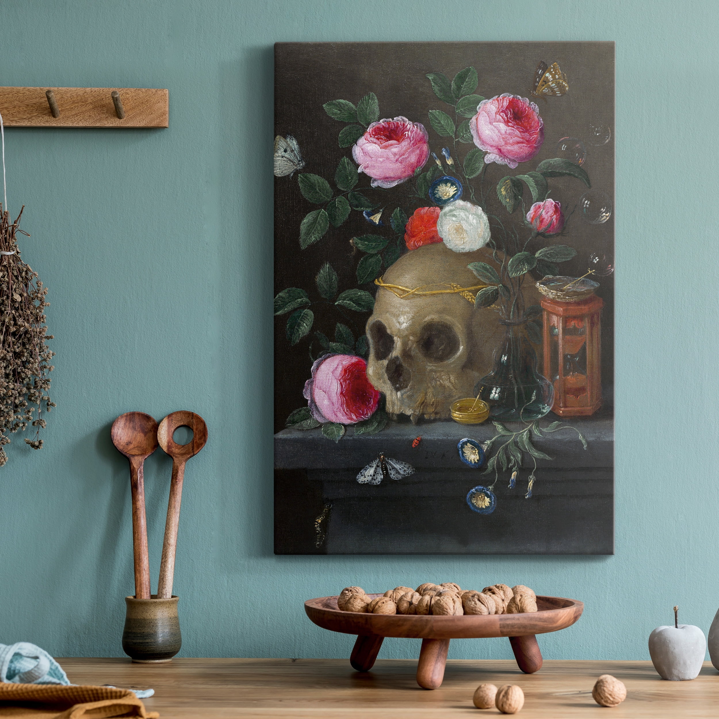 Vanitas Still Life Premium Gallery Wrapped Canvas - Ready to Hang - 32 x 48