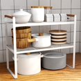 thumbnail image 1 of Organizador de Encimera de Doble Capa,Soporte de Especias para Despensa,Estantes de Almacenamiento de Cocina,Organizador de Especias para Gabinete para Armarios Vajilla Especias Platos, 1 of 9