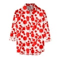 thumbnail image 4 of Chemise Imprimée à Boutons pour Homme, Manches Longues, Col Rabattu, Mode Halloween, 4 of 4