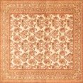thumbnail image 1 of Ahgly Company Indoor Square Persian Orange Traditional Area Rugs, 5' Square, 1 of 1