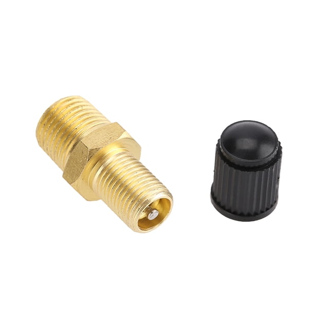 2 Uds 1/4 Pulgadas NPT MPT Latón Compresor De Aire Tanque Válvula De Relleno NPT Válvula De Relleno De Llanura Válvula Del Tanque Del Neumático