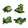 thumbnail image 2 of FC Design 4-Piece Mini Frog Statue Animal Decoration Figurine Set, 2 of 2