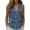 Z64Blue, variant on Womens Cotton Linen Sleeveless Button Down Shirt Collared V Neck Tank Tops with Double Pockets Casual Summer Loose Blouse Pink 2XL
