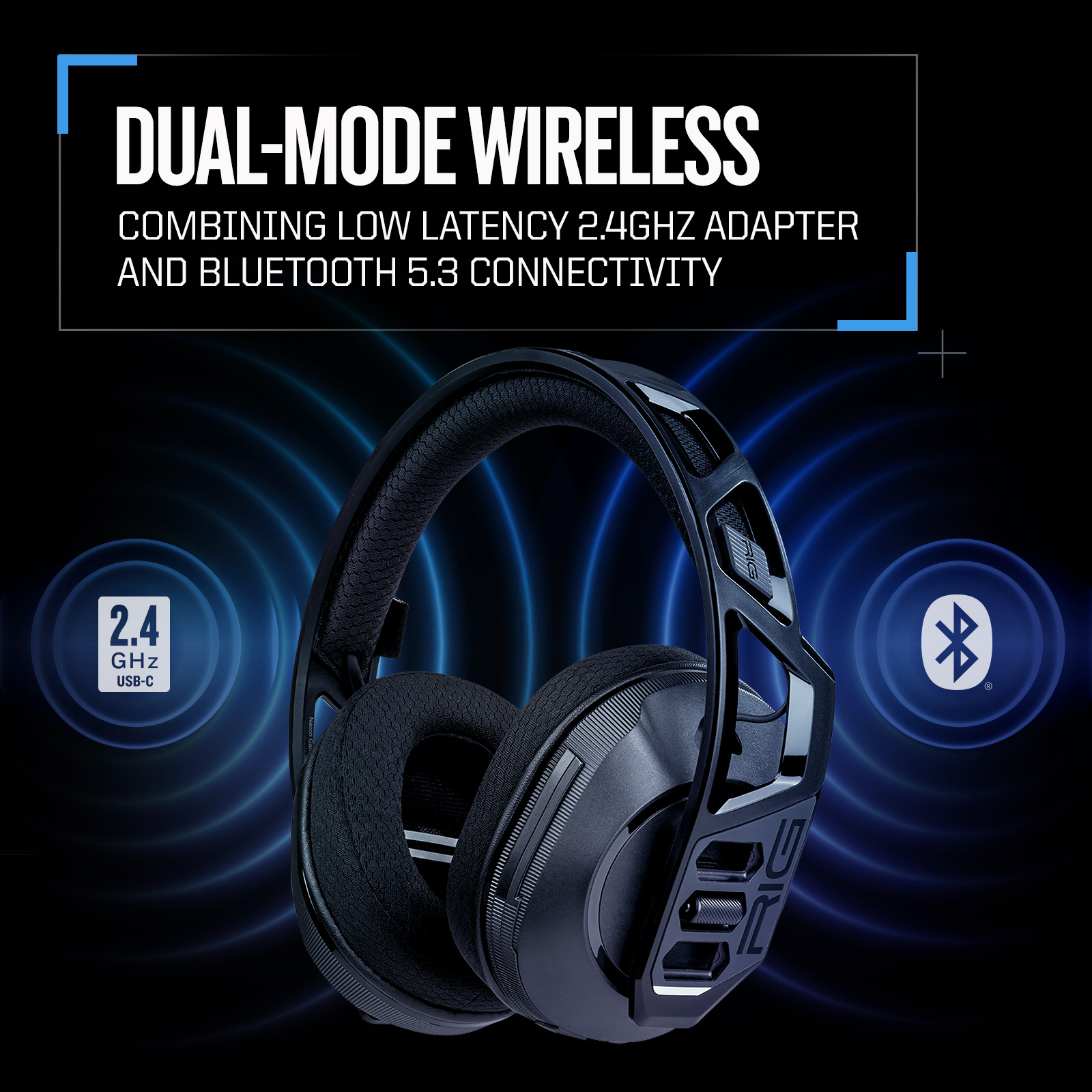 RIG 600 PRO HX Dual Wireless Gaming Headset, Urban Camo photo 3