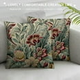 thumbnail image 3 of Fenyluxe Fathers Day Pillow Covers Floral Throw Pillows Nature Pillow Pastel Pillow Cover Marriage Valentine Wedding Square Pillow Case Cushion Cover for Home Car Decorative 12x12in, 3 of 5