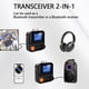 thumbnail image 2 of Methold Adaptador de audio Transmisor inalámbrico Receptor estéreo Mano de obra de la computadora Vehículo Reproductor de música automotriz Videojuegos y accesorios, 2 of 6
